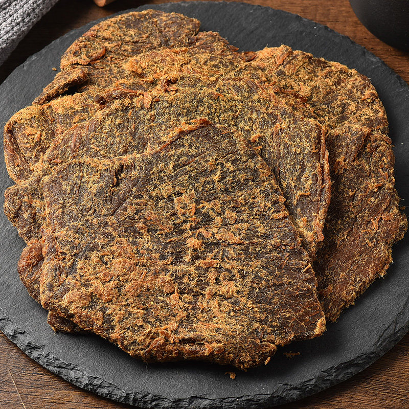 小休梦手撕肉干500g熟即食肉脯五香味非风干粒休闲零食