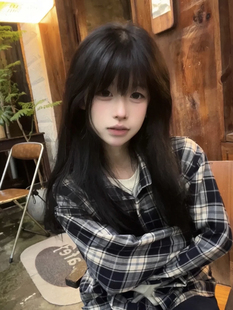 日系港风格子衬衫防晒帅高级感百搭长袖衬衣潮流潮牌内搭春季外套