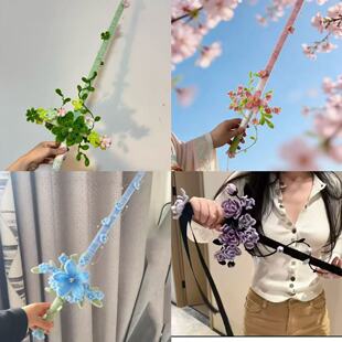 扭扭棒手工diy材料包宝剑材料包汉服拍摄道具情侣闺蜜春日桃花剑