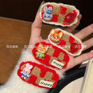 新年动物城尼克朱迪少女学生可爱少女心碎发CH 限时立减20元