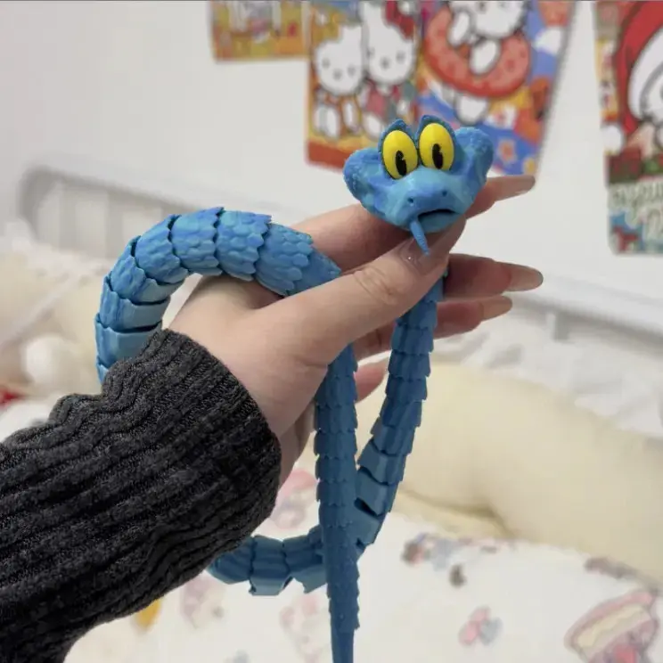 盖瑞蛇全关节可动仿真模型男女孩礼物 学习用品的控笔训练本-T