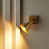 YG粤光黄铜壁灯北欧中古客厅走廊创意氛围墙灯卧室床头灯壁挂灯