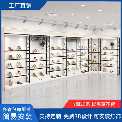 展示架新品带灯包包鞋子货架