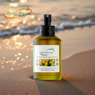 摩洛哥原装 Dermargan黛摩仙人掌籽油面部眼部抗皱紧致精华油125ml