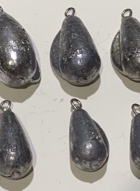 舟山海钓带环铅坠环保型防滚动30g40g50g60g80g100g120g150g200g