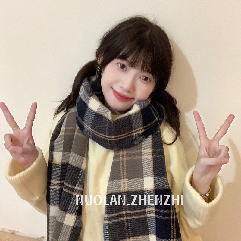 韩版新款爆款清新围巾冬百搭格子围巾女学生保暖围脖披肩,服饰配件/皮带/帽子/围巾,围巾/丝巾/披肩,淘宝优惠券,粉丝福利购,淘宝优惠卷