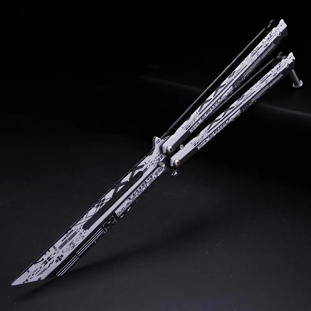 德国全钢蝴蝶刀未开刃CSG