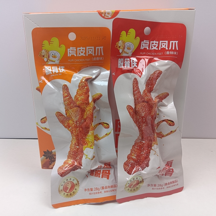 脱骨侠虎皮凤爪香辣味卤香味28克
