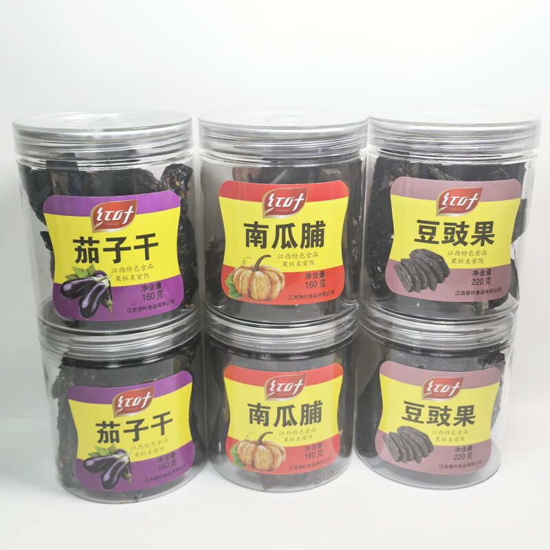 江西特产红叶南瓜脯茄子干豆豉果香辣味南瓜干休闲零食小吃