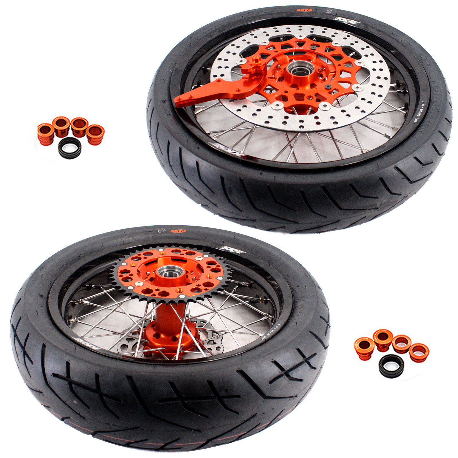 KKE 越野摩托车改装轮组CST翻胎 适配KTM SX SXF EXC XCW 110/150