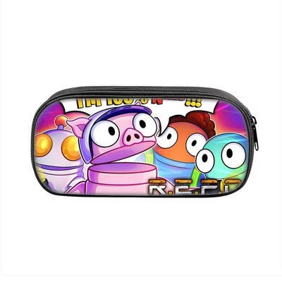 新品回收行动印花大容量笔袋