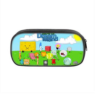 跨境新品梦幻岛之战笔袋 battle for dream island印花学生文具袋