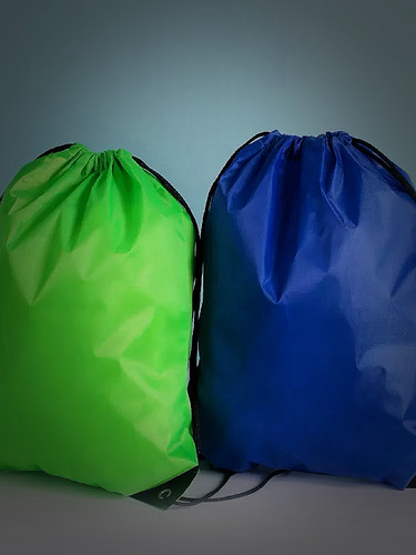 纯色抽绳包束口袋篮球双肩包运动瑜伽健身马拉松培训包登山收纳包