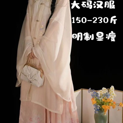 明制显瘦款汉服马面裙套装