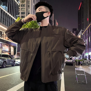 JK01-P98控138春秋季潮牌时尚棒球服外套2025新款男装上潮流痞帅图片