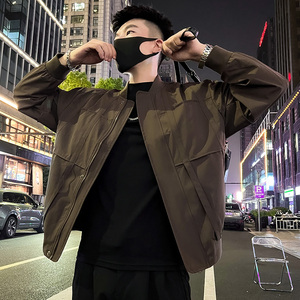 JK01-P98控138春秋季潮牌时尚棒球服外套2025新款男装上潮流痞帅图片