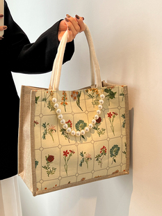 休闲单肩包学生上课通勤托特包 时尚 高级感大容量包包2025新款 韩版