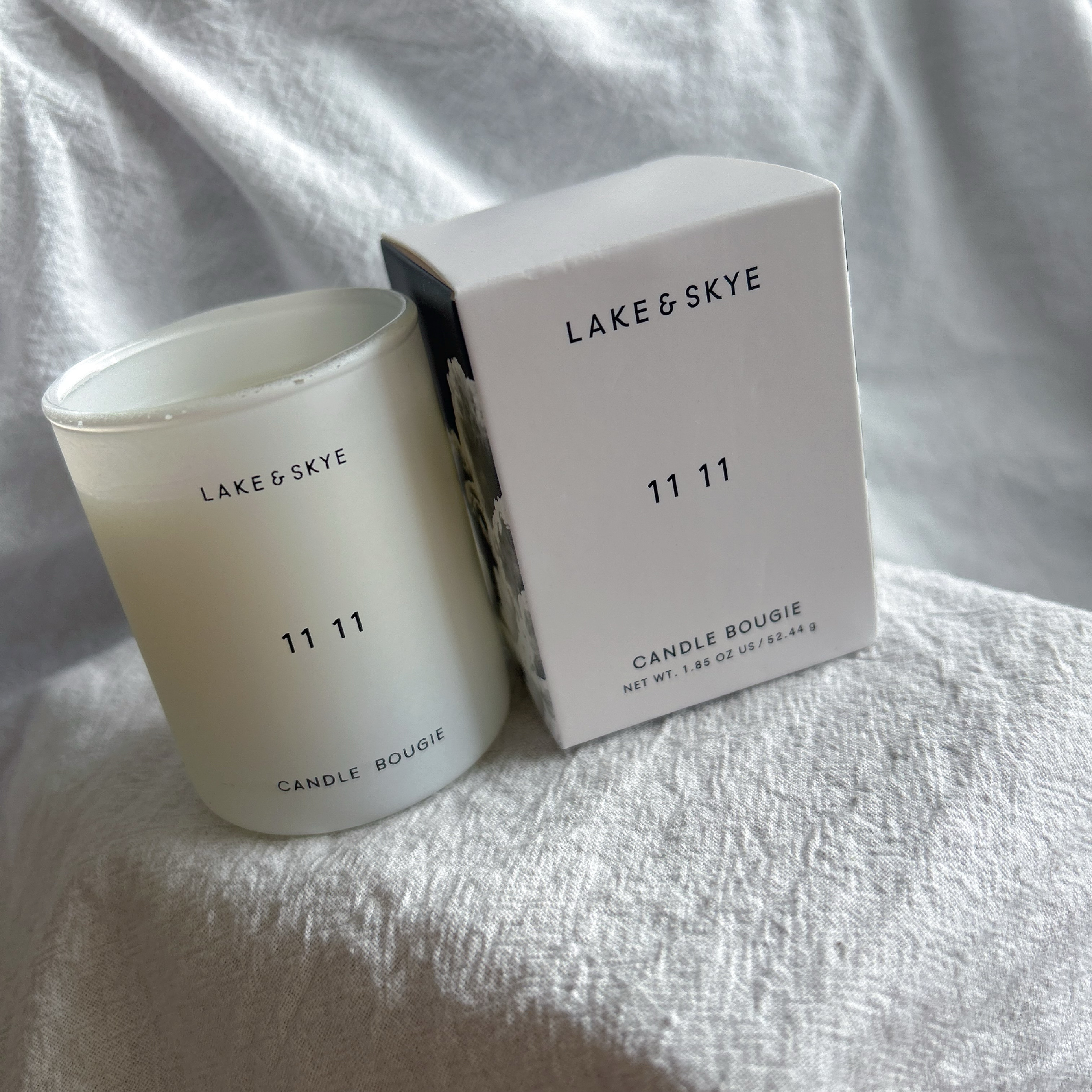 LAKE SKYE 11 11 白琥珀麝香薰蜡烛 皂基感 伪体香 52.44g