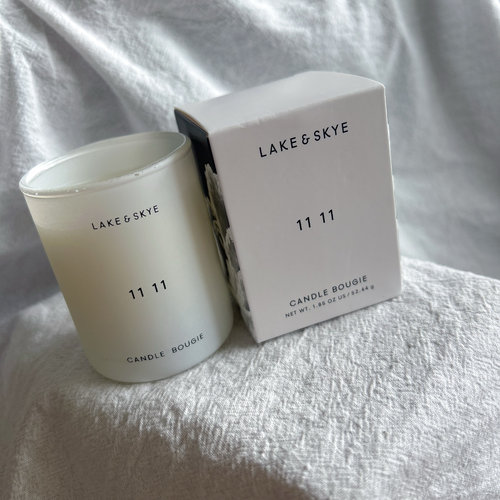 LAKE SKYE 11 11 白琥珀麝香薰蜡烛 皂基感 伪体香 52.44g