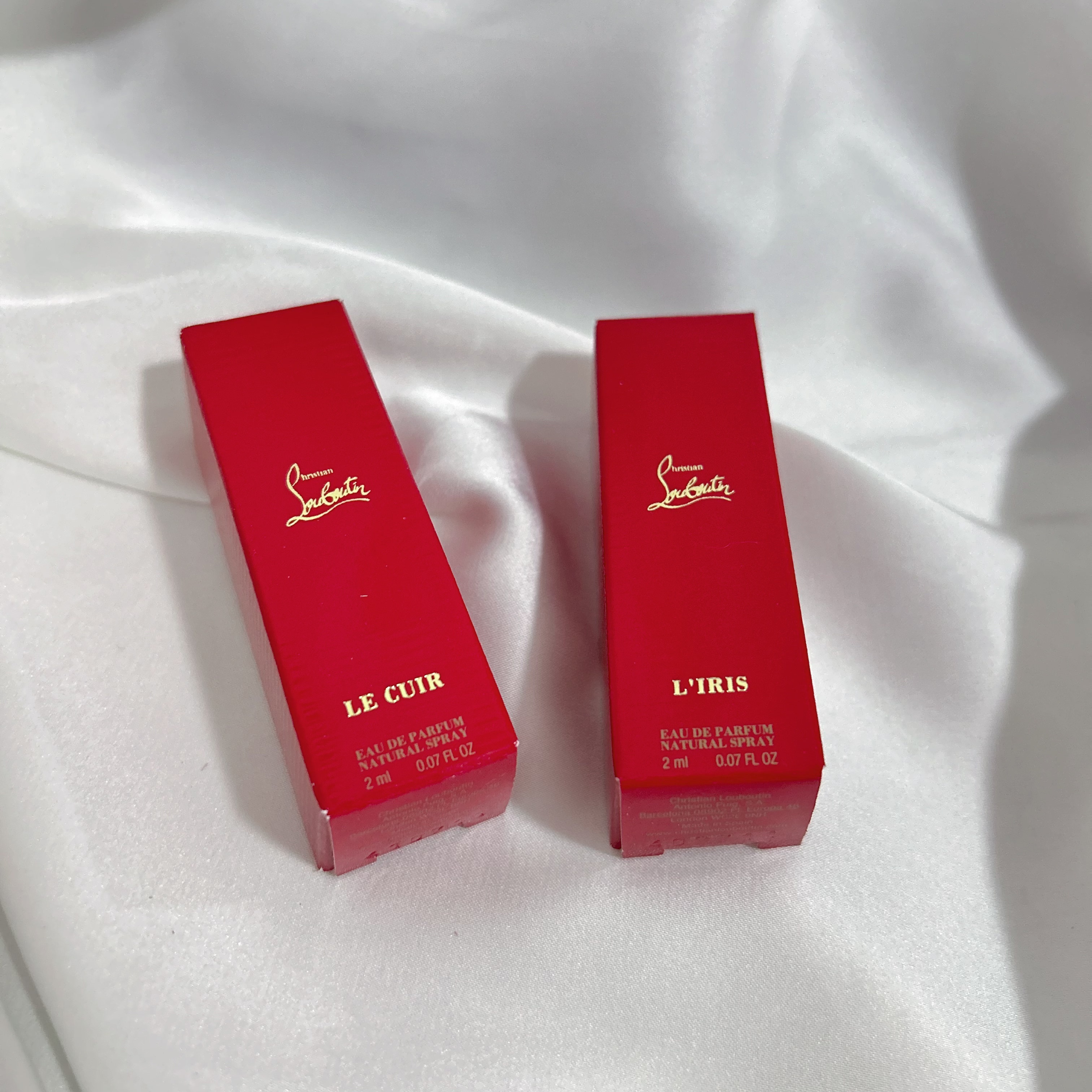 Christian Louboutin萝卜丁 Le Cuir金桂皮革/L IRIS香水小样2ml