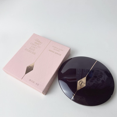 CharlotteTilbury CT双色溏心腮红PT枕边话正装8g 标签25.3到期