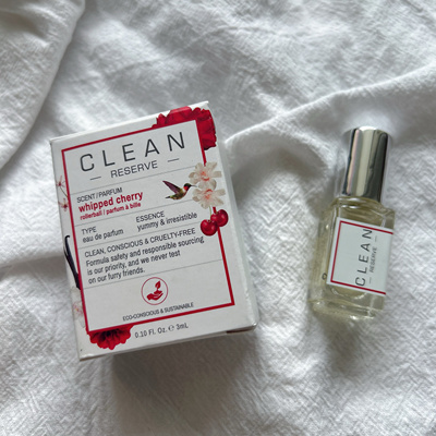 新品上新 CLEAN克霖 Whipped Cherry鲜樱桃浓香小样滚珠3ml果香调