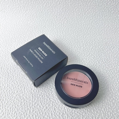 bareMinerals贝茗矿物持妆柔雾腮红显色胭脂2g小样 膏体微瑕19产