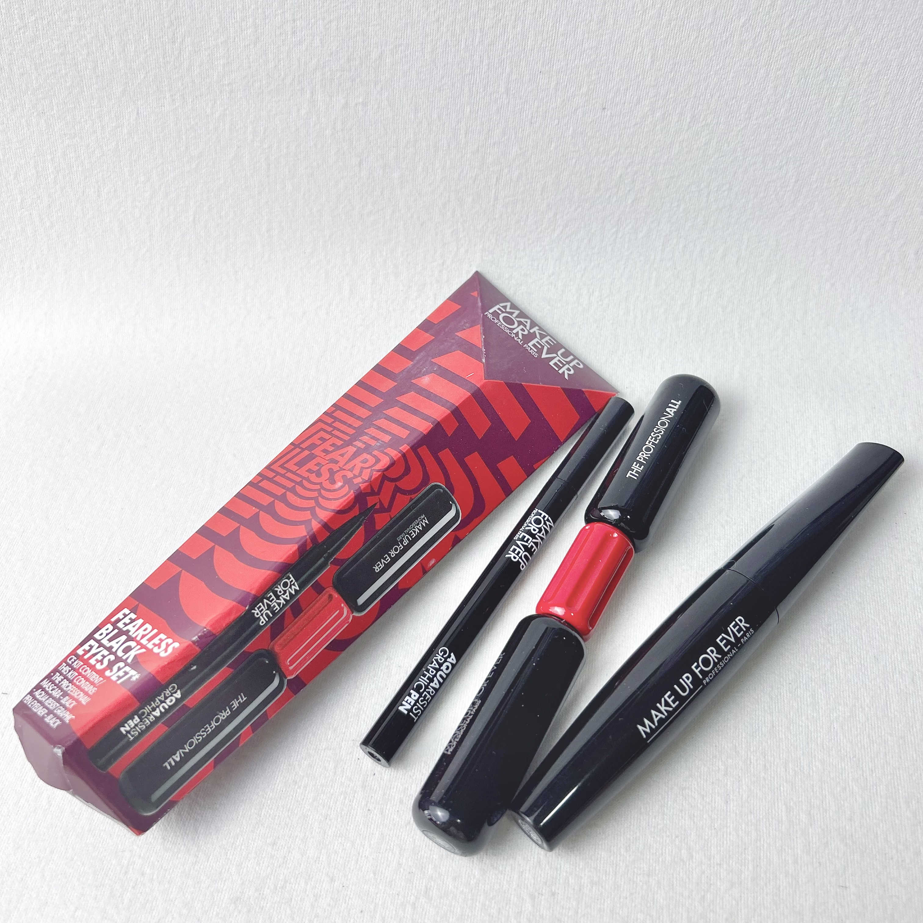 makeupforever玫珂菲画家眼线笔24h双头纤长浓密/烟熏睫毛膏