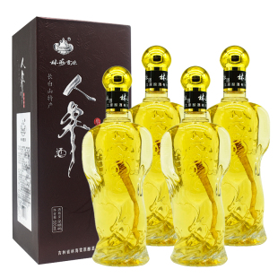 林海雪原人参酒整箱4瓶42度/52度500ml礼盒装礼品酒长白山特产酒