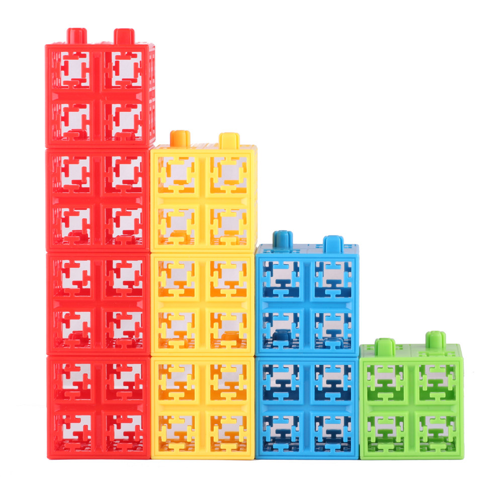 大号4cm六面积木拼插高品质果果玩具拼装早教益智1-3周6岁3d积木2
