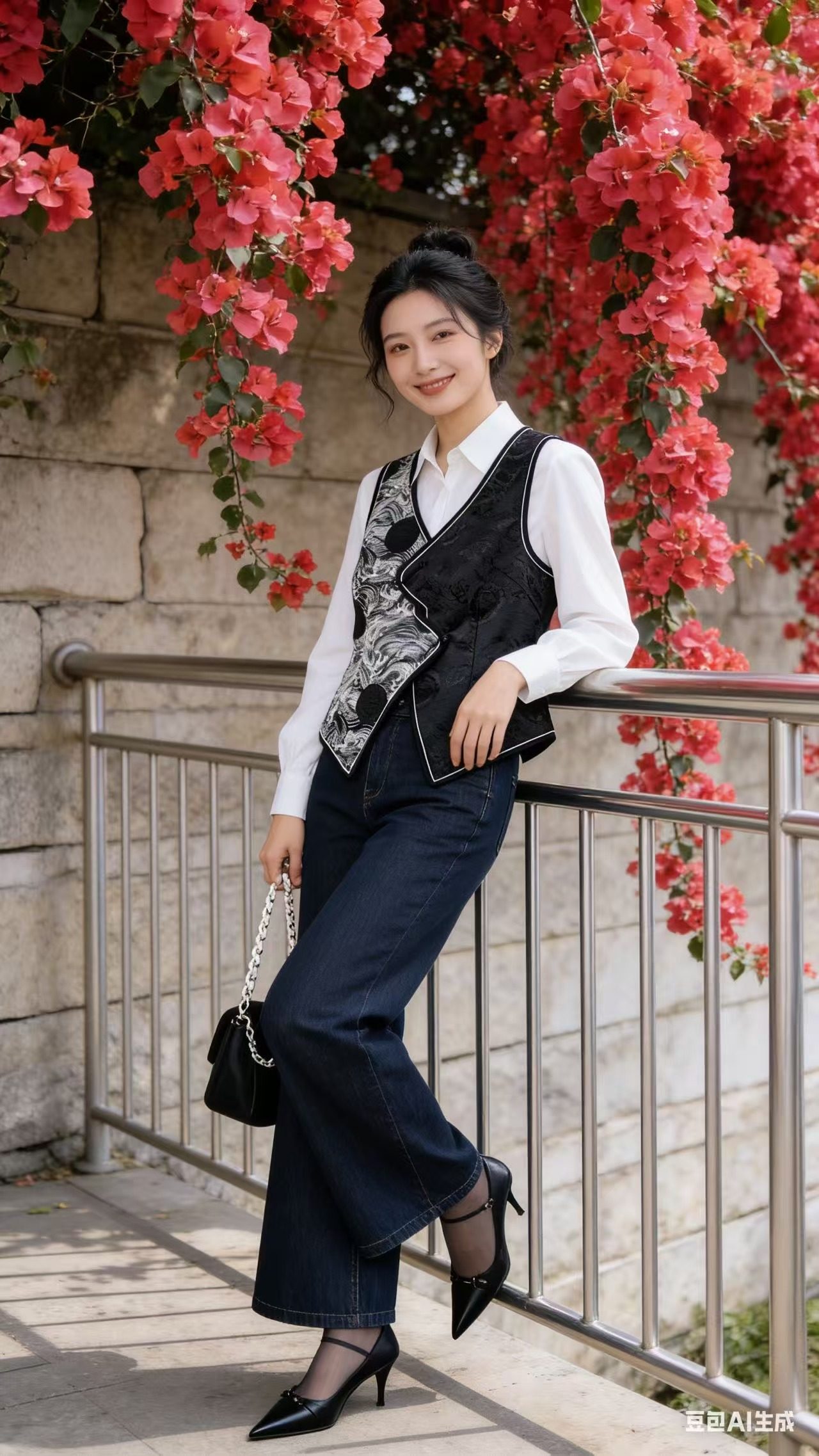 坎肩女式马甲其他民族风V领