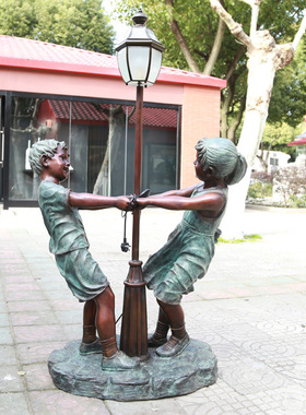 纯铜大型雕塑室内外落地摆放