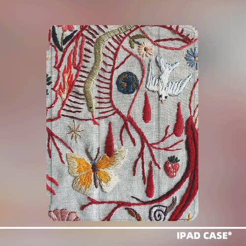 原创小众艺术蝴蝶鸽子适用11代2026款air8ipadpro11寸三折ipad壳防弯亚克力平板壳9代10.2寸air5/mini7带笔槽