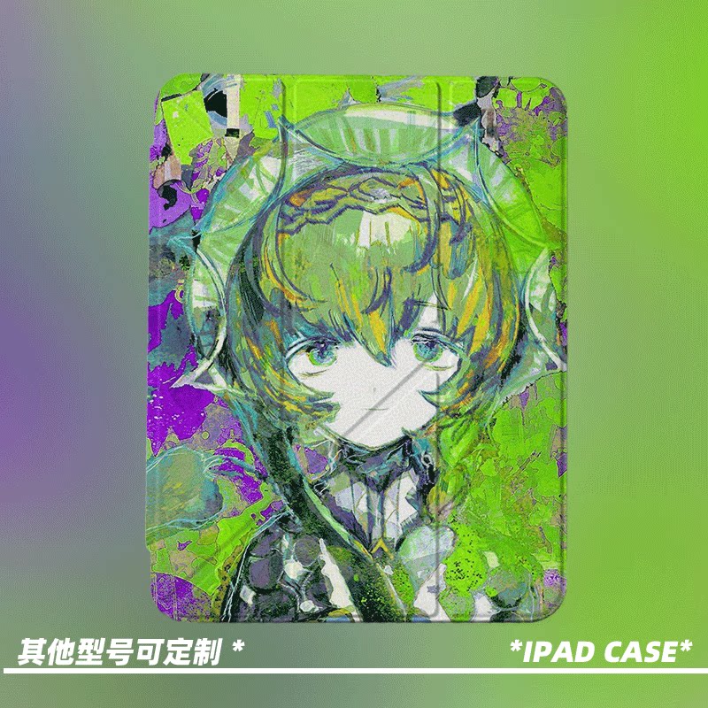 [防弯]故障风人物插画ipad壳