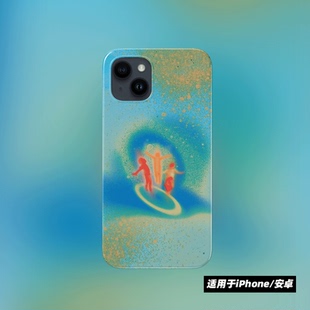 小众高级感说唱kanye专辑迷幻小孩菲林手机壳13/12/16pro/苹果15pro/14promax保护套/适用华为p60