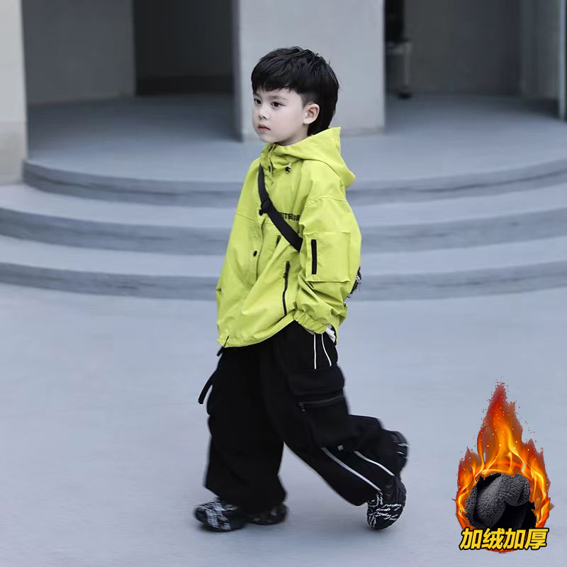 【超高性价比】男童加绒冲锋衣