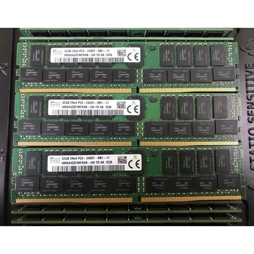 SK海力士32G 2RX4 DDR4 PC4-2400T 服务器内存HMA84GR7MFR4N-UH