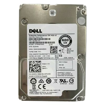 全新DELL 04HGTJ 4HGTJ 600G 15K SAS 12G 2.5寸 ST600MP0005硬盘