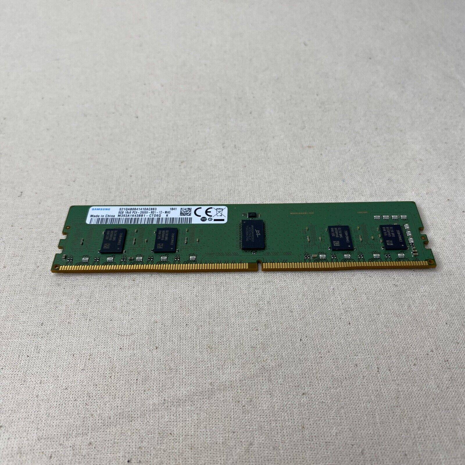 三星原厂 8G 1RX8 PC4-2666V服务器内存条DDR4 REG ECC 8G 2666