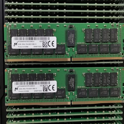 MT镁光MTA36ASF4G72PZ-2G9E2 32G DDR4 2933 ECC REG服务器内存条