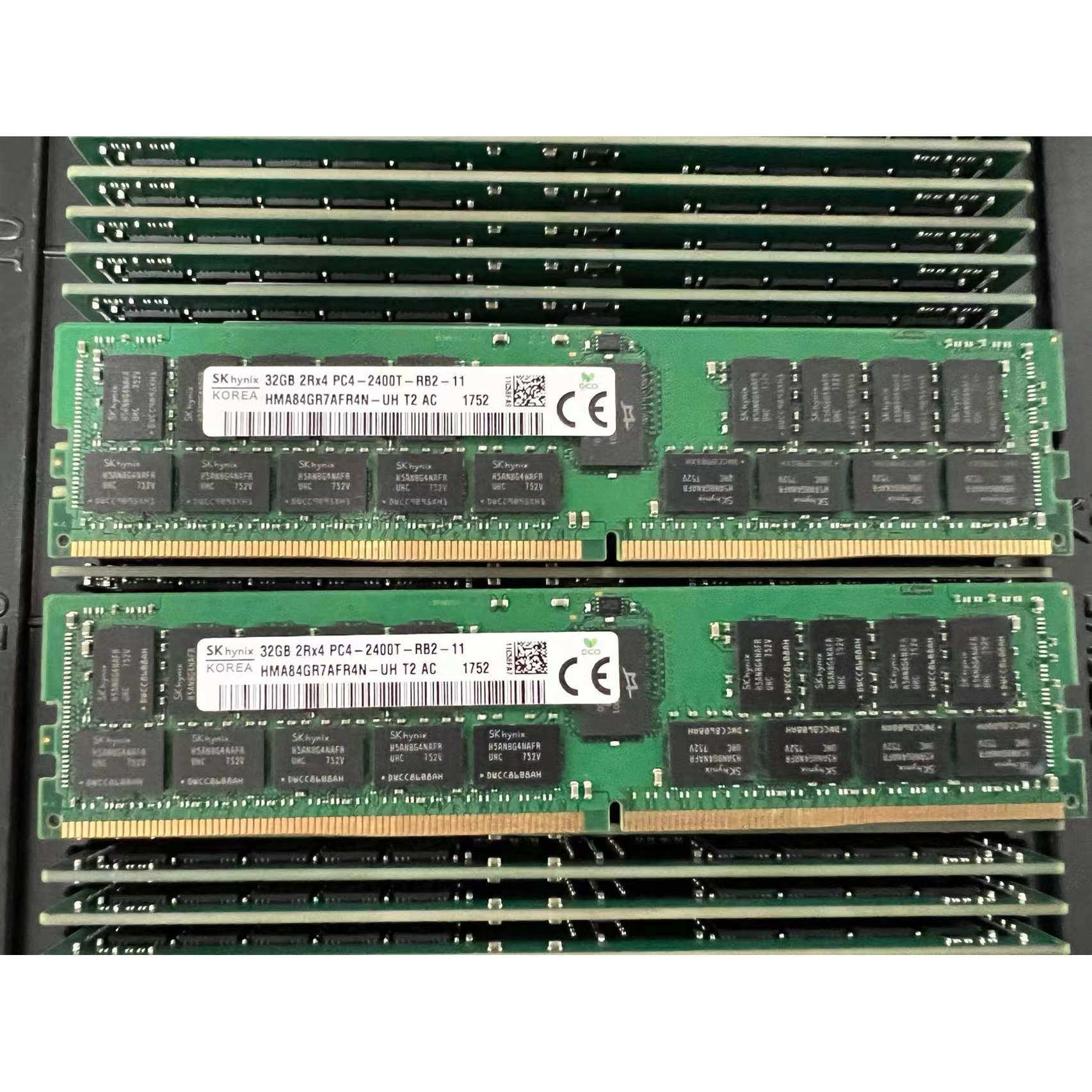 SK海力士现代32G 2RX4 PC4-2400T-RB2-11 DDR4 ECC REG RDIMM内存