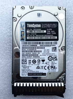 联想 01GV070 01GV071 2.4TB 10K 12GB SAS 2.5 01GV182 2.4T硬盘