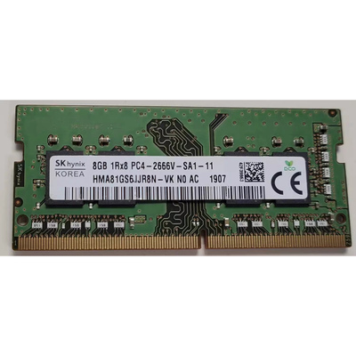 SKhynix海力士 8GB 1RX8 PC4 2666V-S笔记本内存条HMA81GS6JJR8N