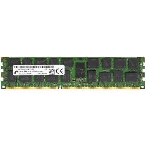 MT36KSF2G72PZ-1G6P1镁光16GB 2Rx4 PC3L-12800R DDR3 1600 RDIMM