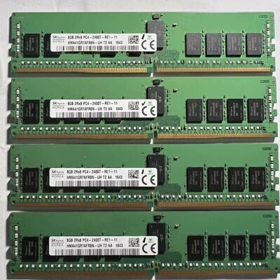 SK海力士 HMA41GR7AFR8N-UH 服务器内存 8G 2RX8 DDR4 2400 RDIMM