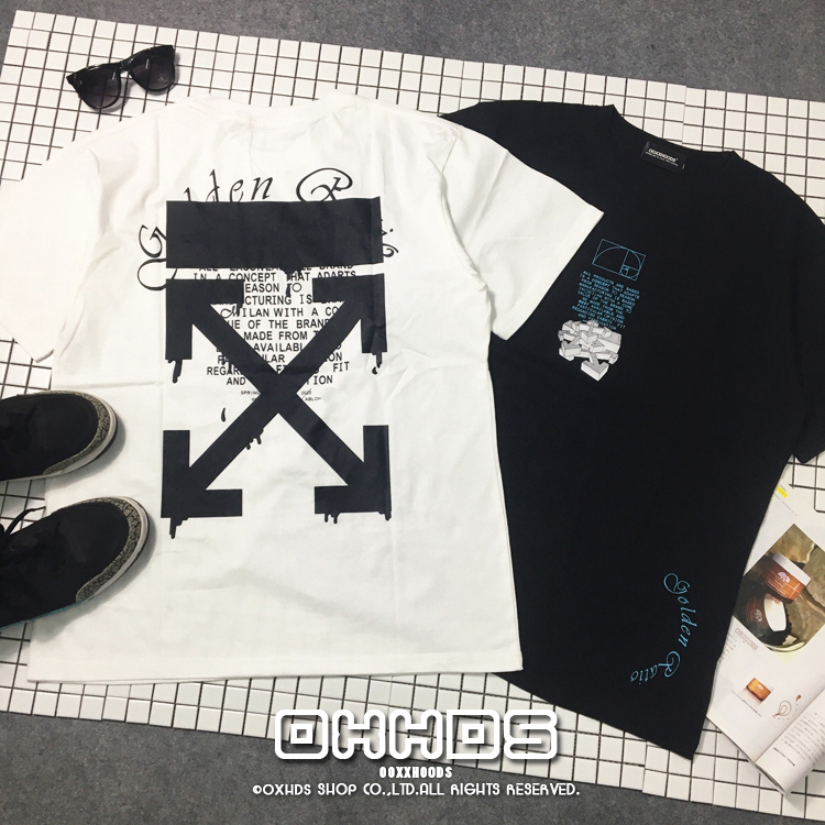 包邮欧美ins字母纯棉短袖T恤宽松