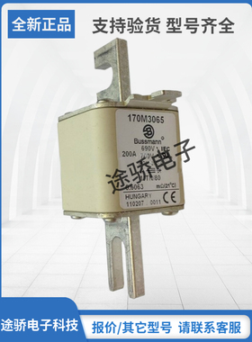 170M3063 170M3064 170M3065 170M3066现货巴斯曼Bussmann熔断器