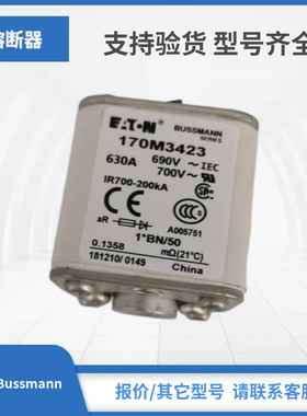 170M3420 170M3421 170M3422 170M3423现货Bussmann熔断器保险丝