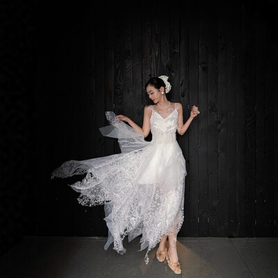 xiaoqiao*s设计师款晨袍礼服婚纱