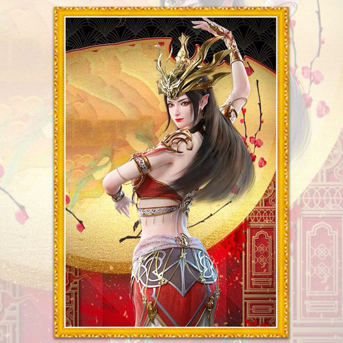 美杜莎女王十字绣2026新款卧室斗破苍穹可爱女孩儿童满砖5d钻石画